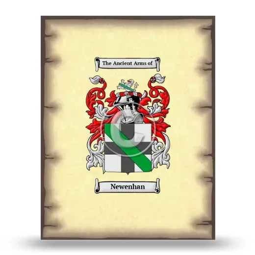 Newenhan Coat of Arms Print