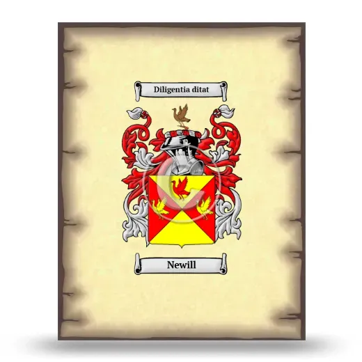 Newill Coat of Arms Print
