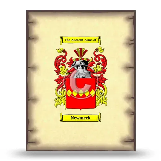 Newmeck Coat of Arms Print