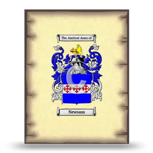 Newsam Coat of Arms Print