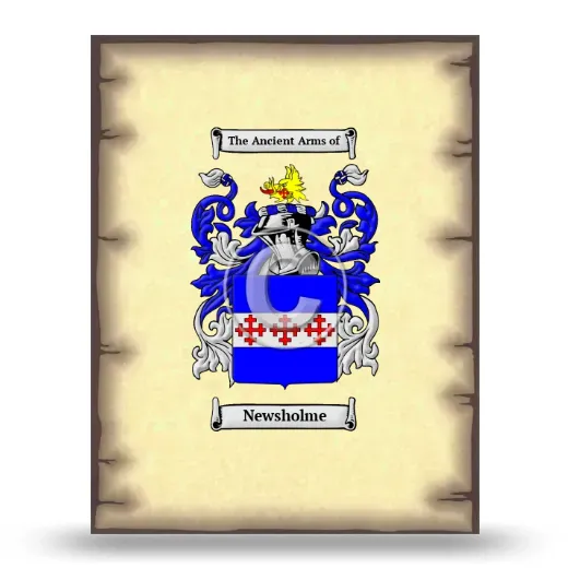 Newsholme Coat of Arms Print