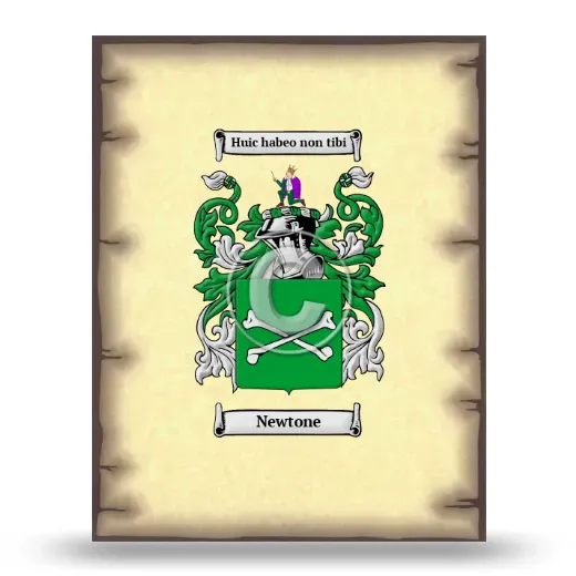 Newtone Coat of Arms Print