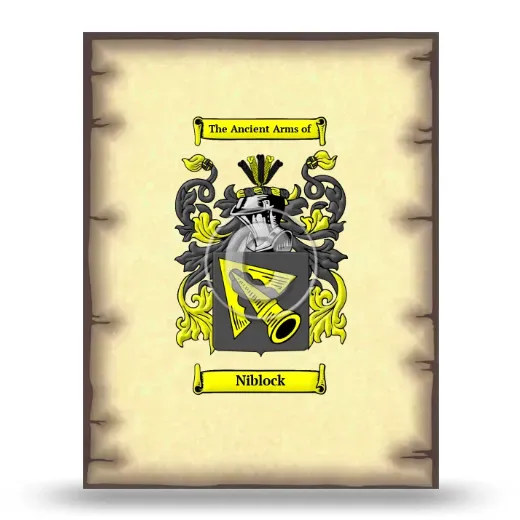 Niblock Coat of Arms Print