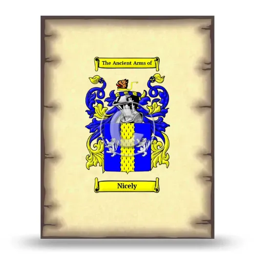 Nicely Coat of Arms Print
