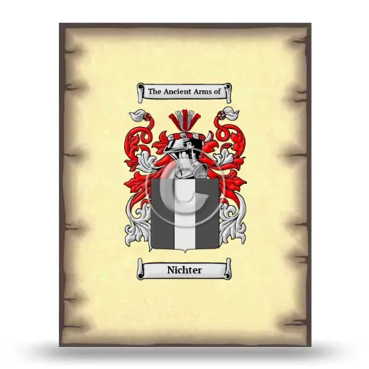 Nichter Coat of Arms Print