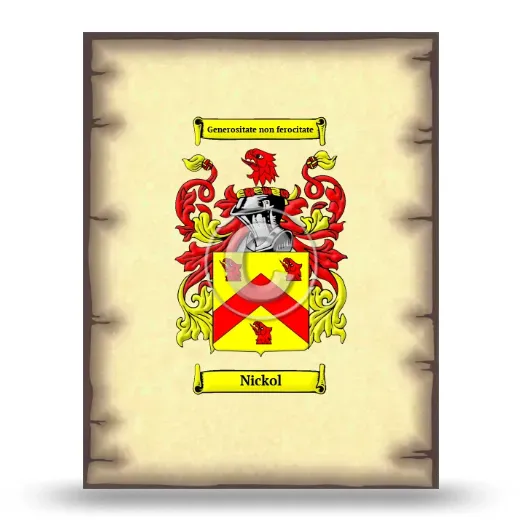Nickol Coat of Arms Print