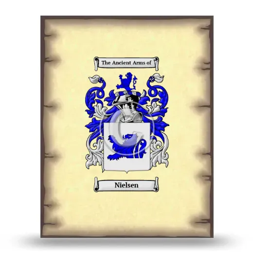 Nielsen Coat of Arms Print