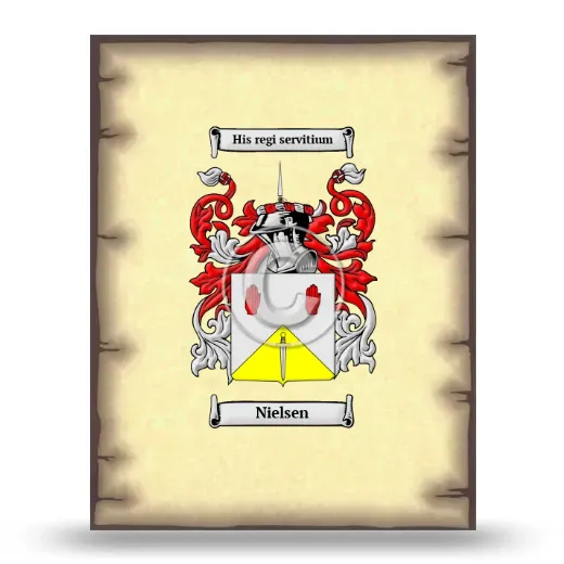 Nielsen Coat of Arms Print