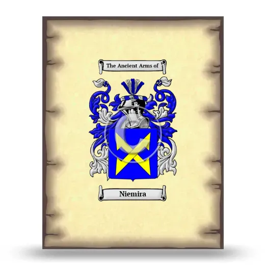 Niemira Coat of Arms Print