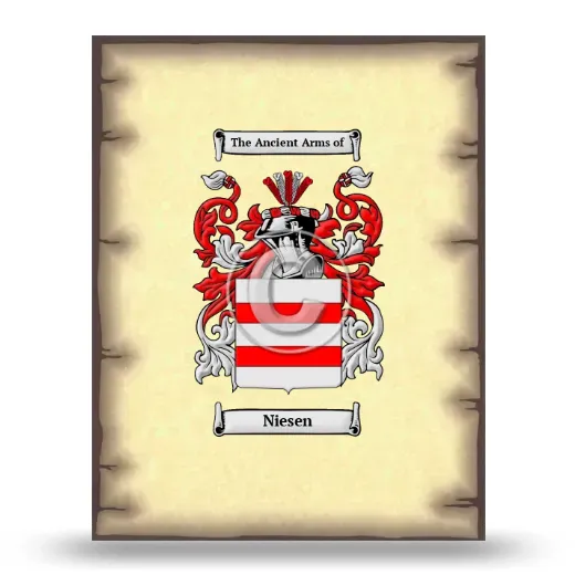 Niesen Coat of Arms Print