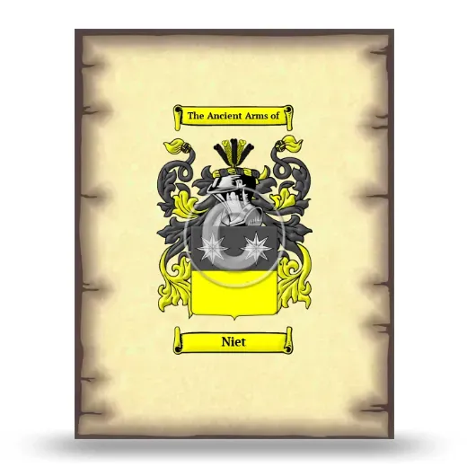 Niet Coat of Arms Print