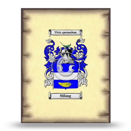 Nifong Coat of Arms Print