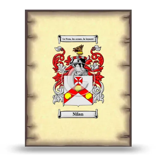 Nilan Coat of Arms Print
