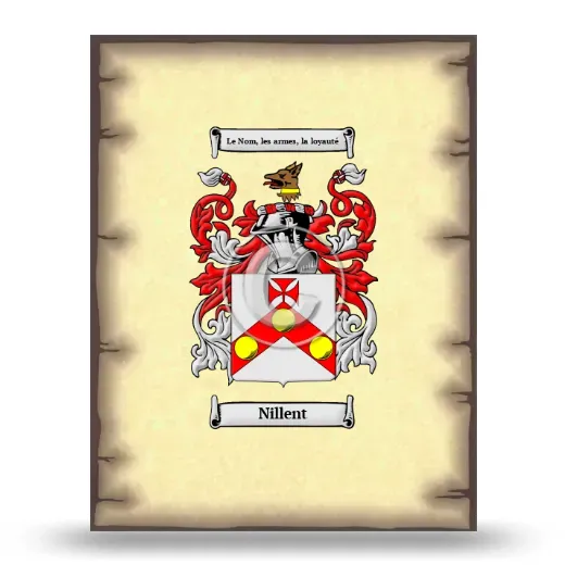 Nillent Coat of Arms Print