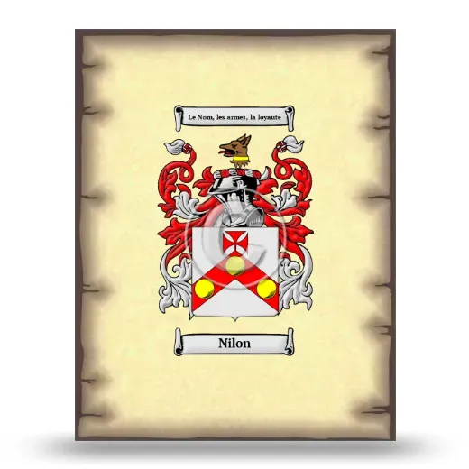 Nilon Coat of Arms Print