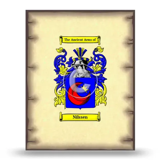 Nilssen Coat of Arms Print