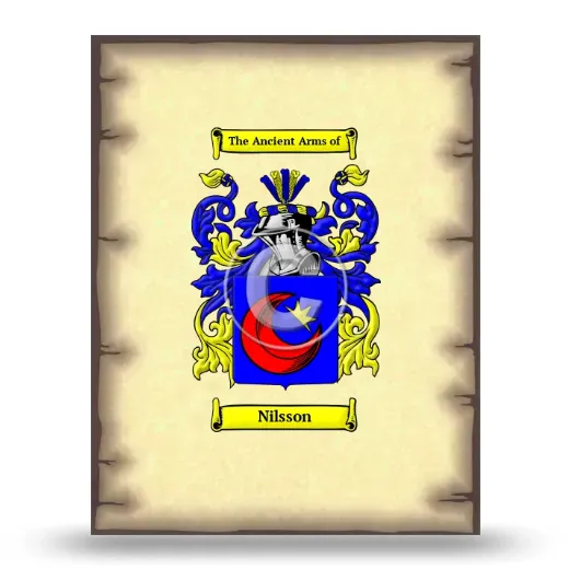 Nilsson Coat of Arms Print