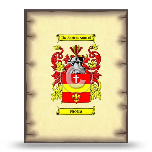 Niotra Coat of Arms Print
