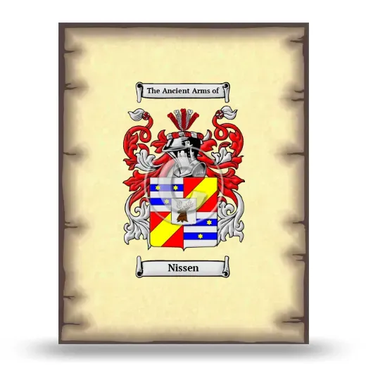 Nissen Coat of Arms Print