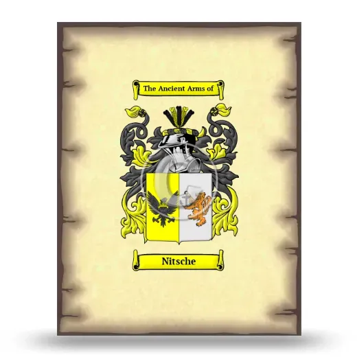 Nitsche Coat of Arms Print