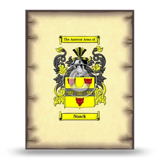 Noack Coat of Arms Print
