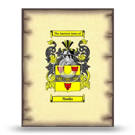 Noaks Coat of Arms Print
