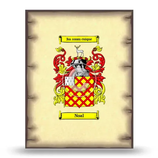 Noal Coat of Arms Print