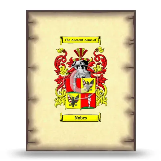 Nobes Coat of Arms Print