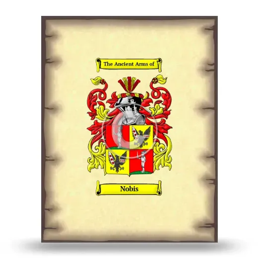 Nobis Coat of Arms Print