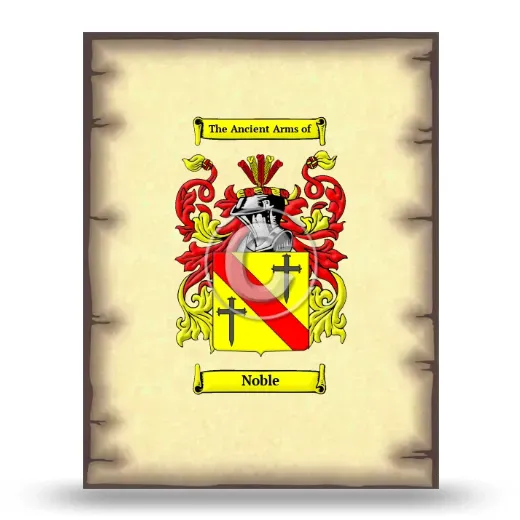Noble Coat of Arms Print