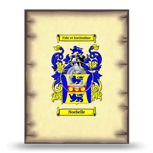 Noebelle Coat of Arms Print
