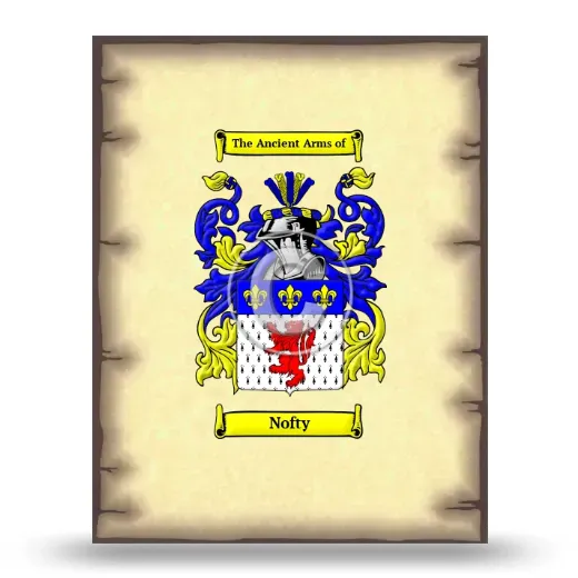 Nofty Coat of Arms Print