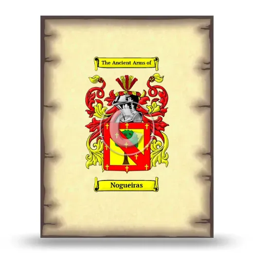 Nogueiras Coat of Arms Print