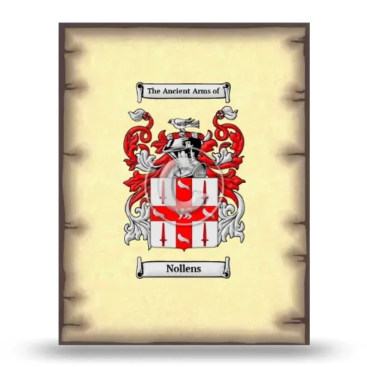 Nollens Coat of Arms Print