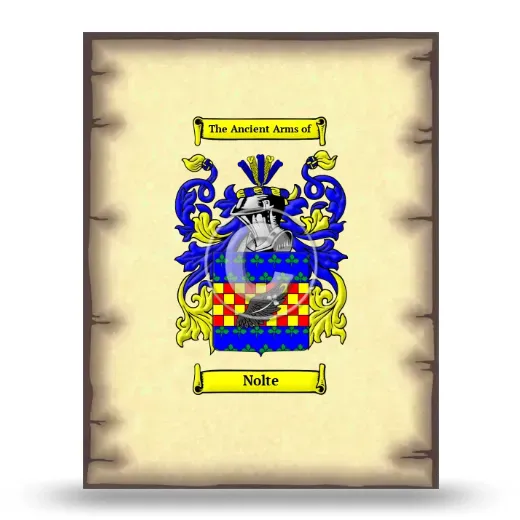 Nolte Coat of Arms Print