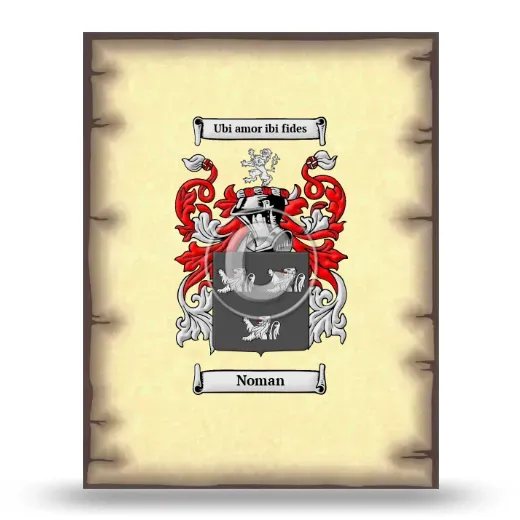 Noman Coat of Arms Print