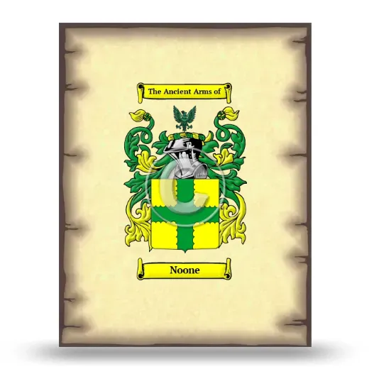Noone Coat of Arms Print
