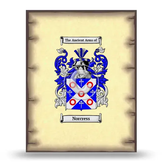 Norcress Coat of Arms Print