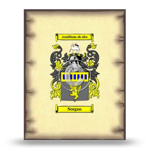 Norgan Coat of Arms Print