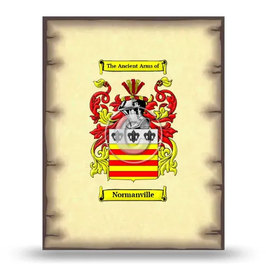 Normanville Coat of Arms Print