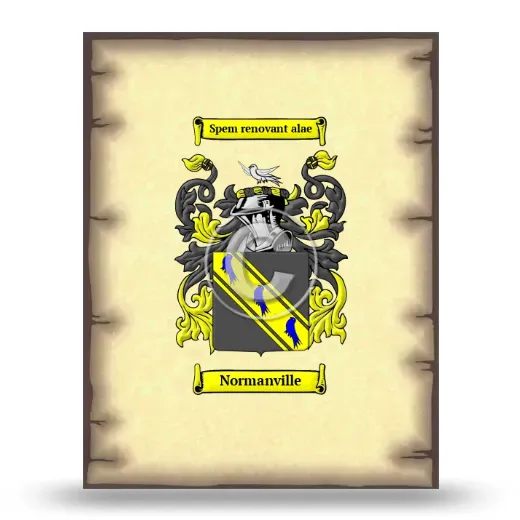Normanville Coat of Arms Print