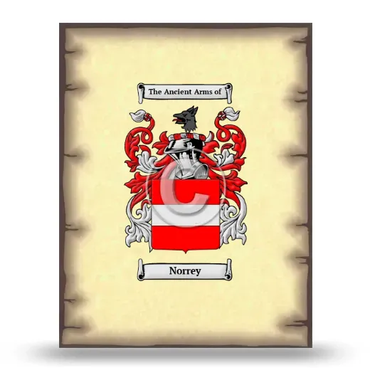 Norrey Coat of Arms Print