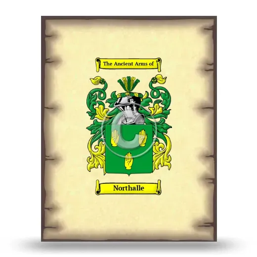 Northalle Coat of Arms Print