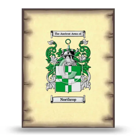 Northrop Coat of Arms Print