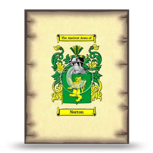 Norton Coat of Arms Print