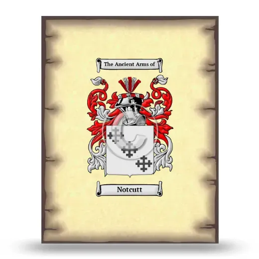 Notcutt Coat of Arms Print