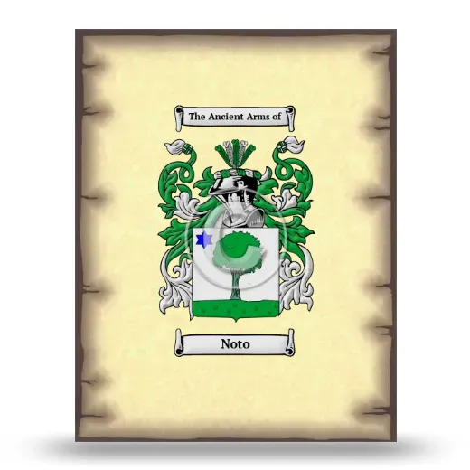 Noto Coat of Arms Print
