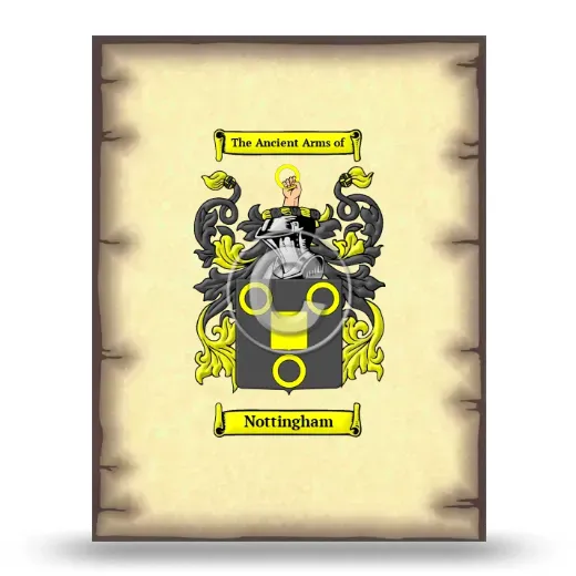 Nottingham Coat of Arms Print