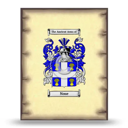 Noue Coat of Arms Print