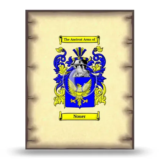 Nouer Coat of Arms Print